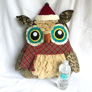 Giant large size Christmas mama Owl stuffed 3D